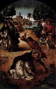 Pedro Berruguete The Death of Saint Peter Martyr oil painting